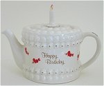 Birthday Cake Teapot